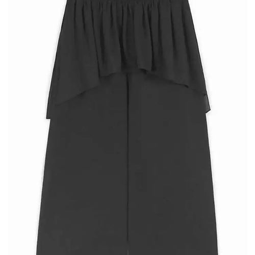 Load image into Gallery viewer, High Elastic Waist Apricot Ruffles Irregular Wide Leg Pants New Trousers Women Fashion Tide Spring Autumn 2025 1DJ0296
