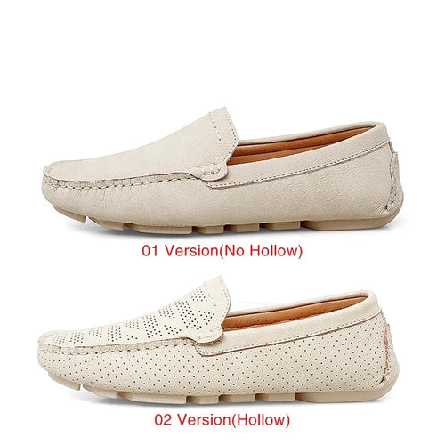 Load image into Gallery viewer, Plus Size 38~47 Men Loafers Fashion Summer Casual Shoes Classics Lightweight Men Driving Shoes Non-slip Flat Shoes
