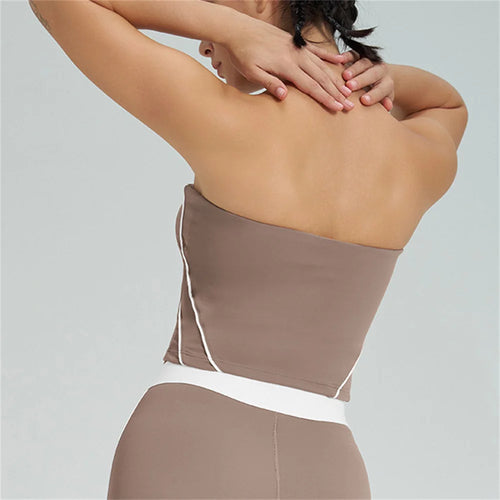 Load image into Gallery viewer, XL Sports Bra for Women Strapless Strapless Underwear Backless Yoga Vest Women Summer Gym Sports Bra Running Fitness Tops
