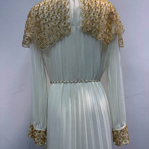 Load image into Gallery viewer, Hit Color Spliced Lace Up Loose Dresses For Women O Neck Long Sleeve Casual Dress Female Fashion Style Clothes New
