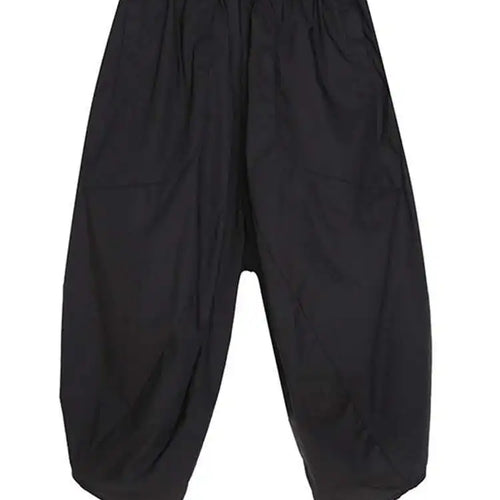 Load image into Gallery viewer, High Elastic Waist Black Pleated Casual Harem Pants New Loose Fit Trousers Women Fashion Tide Spring Autumn 2025 1DF4713
