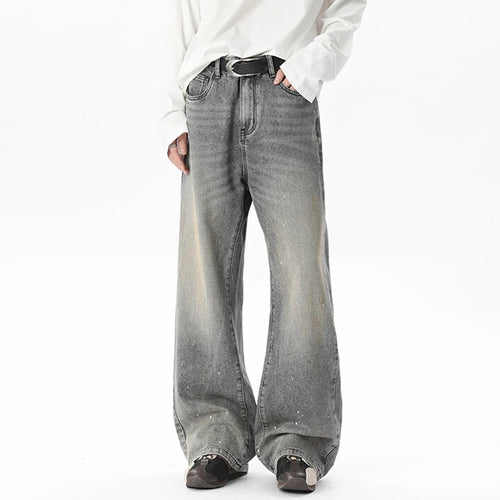 Load image into Gallery viewer, Summer New Chic Male Jeans Straight Wide Leg Men's Denim Pants 2025 Stylish Men Clothing Streetwear American Style 9W1652
