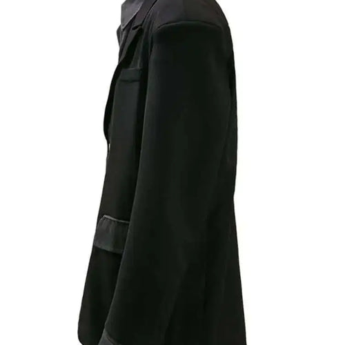 Load image into Gallery viewer, Women Black Denim Spliced Big Size Casual Blazer New Lapel Long Sleeve Jacket Fashion Tide Spring Summer 2025 Black
