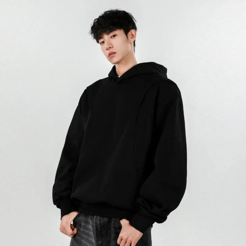 Load image into Gallery viewer, Men&#39;s Spring Sweatshirts New American Style Hooded Tops Solid Color Pullover Male Trendy Hoodies Simple Clothing 9W1246
