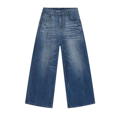 Load image into Gallery viewer, Korean New Chic Men's Jeans Lightning Pattern Washed Male Denim Pants Summer Trendy Trousers Casual Men Clothing 9C6172
