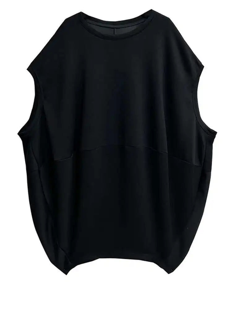 Women Black White Brief Big Size Casual Mini Dress New Round Neck Short Sleeve Fashion Tide Spring Summer 2025 1DH5840