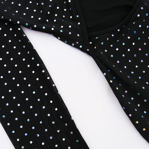 Load image into Gallery viewer, Elegant Sequin Sparkle Sexy Maxi Dress For Women Fashion Hollow Out Sheer Long Sleeve Bodycon Club Party Long Dress
