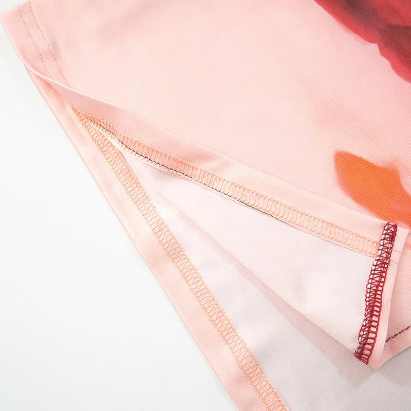 Halter Deep V Neck Print Sexy Maxi Dress For Women Fashion Lace-up Sleeveless Backless Bodycon Printed Long Dress