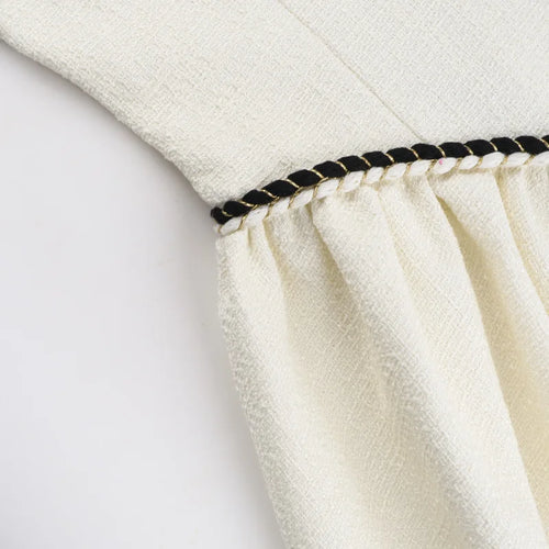 Load image into Gallery viewer, Sleeveless A-line Sexy Mini Dress For Women White Spaghetti Strap Sleeveless Backless Pleated Club Party Dress Clubwear
