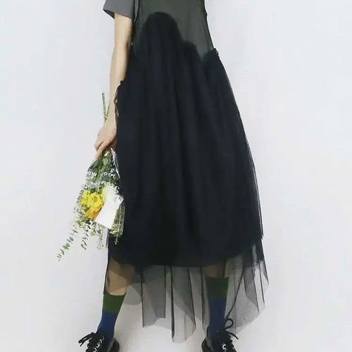 Load image into Gallery viewer, Women Green Mesh Layers Elegant Spaghetti Strap Dress New Square Collar Sleeveless Fashion Tide Spring Autumn 2025 1DJ0363
