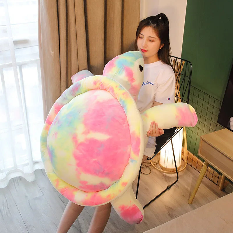 35/45/55cm Lovely Tortoise Plush Toy Kawaii Animal Dolls Stuffed Soft Animal Sea Turtle Pillow Birthday Gifts for Children Girl