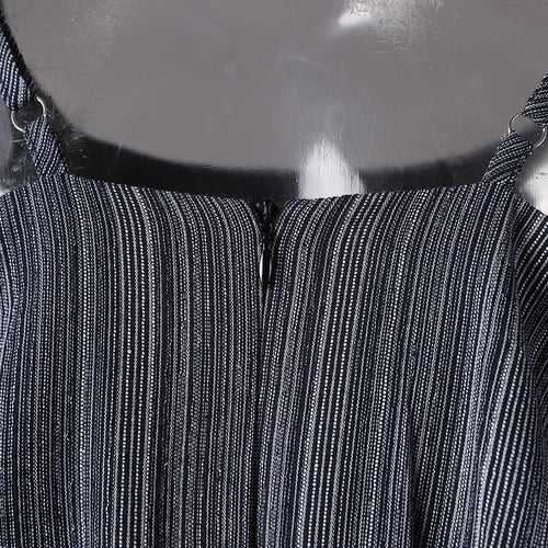 Load image into Gallery viewer, Women White Belted Elegant Spaghetti Strap Mini Dress New Round Neck Sleeveless Fashion Tide Spring Summer 2025 CPG3145
