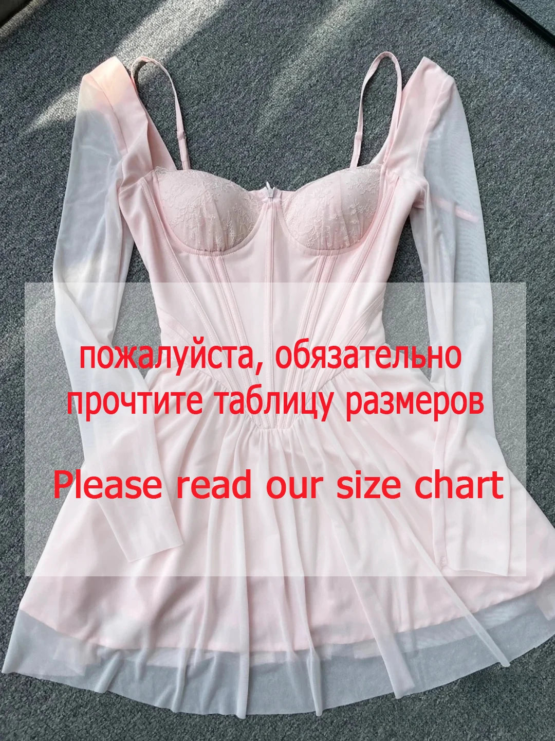 Autumn Mesh Long Sleeve Dress Pink A Line Bodycon Birthday Party Dress Mini Holiday Vacation Dress Women 2023