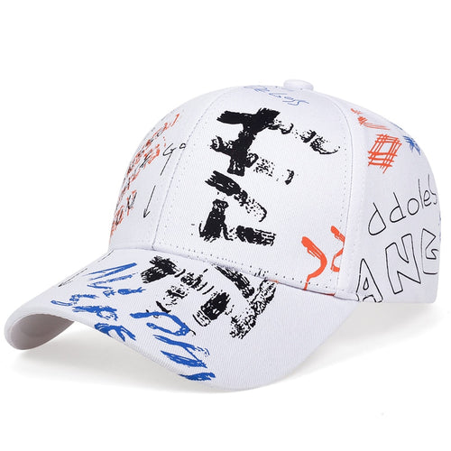 Load image into Gallery viewer, Graffiti print Baseball Cap Men Women Hip Hop Hat summer sun Hats cotton snapback Hats sports Leisure Caps golf caps gorras
