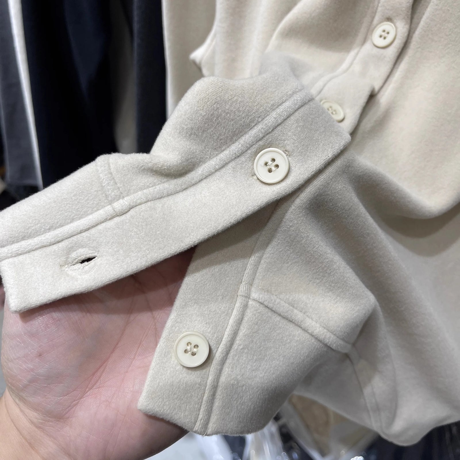 Autumn Winter Korean Fashion Solid Single Breasted Cardigan T Shirt Women Long Sleeved Tops 2024 Simplicity Versatile Clothing