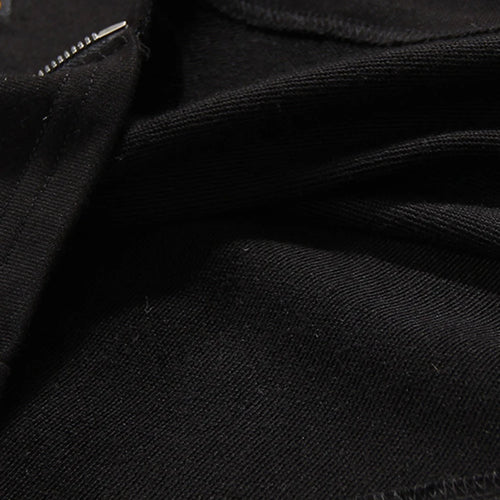 Load image into Gallery viewer, Loose Fit Black Zipper Irregular Sweatshirt New Turtleneck Long Sleeve Women Big Size Fashion Spring Autumn 2025 1DE3327
