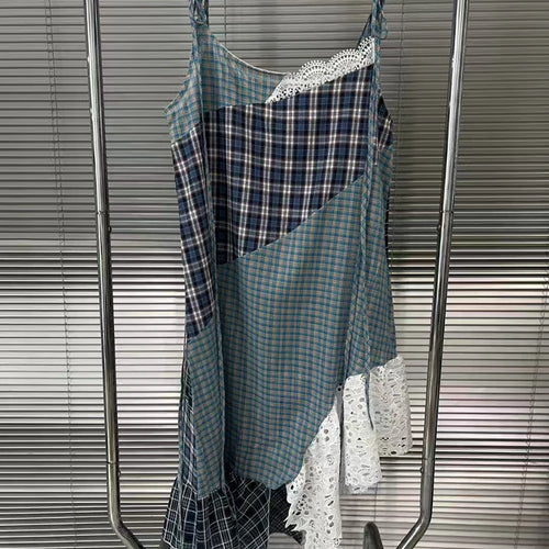Load image into Gallery viewer, Hit Color Slimming Dresses For Women Square Neck Sleeveless High Waist Chic Long Dress Female Fashion Clothes New
