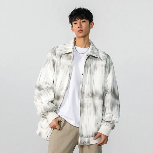 Load image into Gallery viewer, American Style Male Jackets New Spring Turn-down Collar Solid Color Single Breasted Casual Male Clothing Trendy 9W1238
