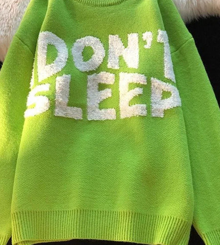 Japanese Retro 4 Colors Sweater Women Pollovers Knitwear Ins Loose Lazy Hip Hop Students Autumn Winter Harajuku Jumper