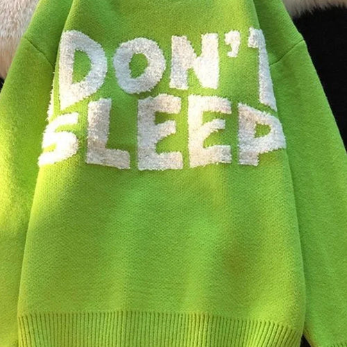 Load image into Gallery viewer, Japanese Retro 4 Colors Sweater Women Pollovers Knitwear Ins Loose Lazy Hip Hop Students Autumn Winter Harajuku Jumper
