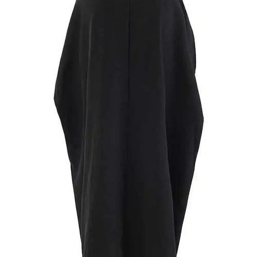 Load image into Gallery viewer, High Waist Black Button Irregular Shaped Elegant Midi Half-body Skirt Women Fashion Tide New Spring Autumn 2025 CPG1938
