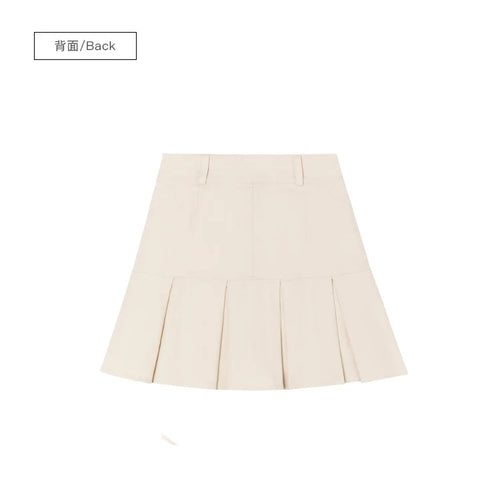 Load image into Gallery viewer, Korean Women's Denim Pleated Skirt Sexy Slim Mini Skirts Woman Summer Solid Color High Waist A-line Wrapped Short Skirt Simple
