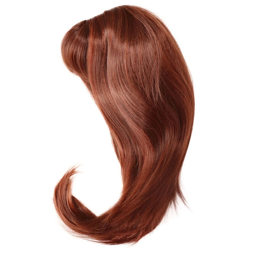 Load image into Gallery viewer, Synthetic Hair Wigs for White Women Red Brown Wig with Bangs Long Straight Wigs Natural Looking Wigs for Mother Daily
