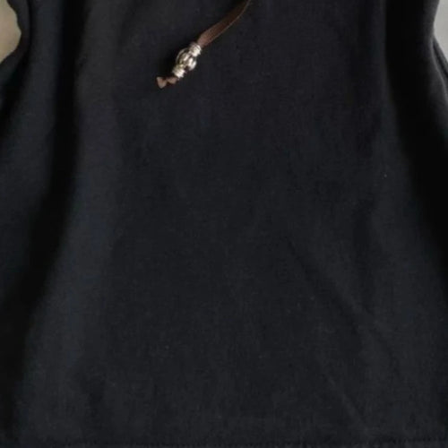 Load image into Gallery viewer, Vintage Fake Two Piece Black T-shirt Womens Harajuku Lace Patchwork Bandage Tops Streetwear Grunge Slim Fit VSummer Shirts Femme
