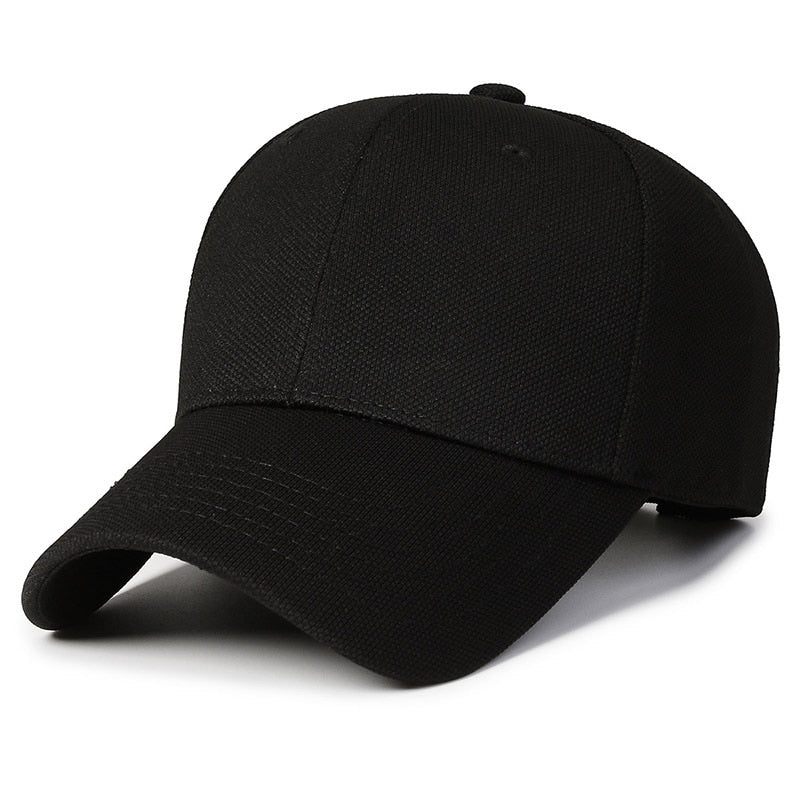 Solid Casual Baseball Cap for Women Men Sunshade All Seasons Polyester Golf Caps Casquette Homme Kpop Snapback Dad Hat
