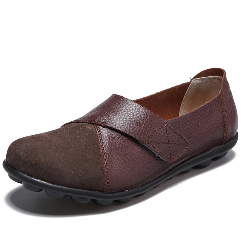 Woman Shoes Soft Leather Low Heels Shoes Women's Elegant Flats 2025 Casual Flat Shoes Women Footwear New Loafers Zapatos Mujer