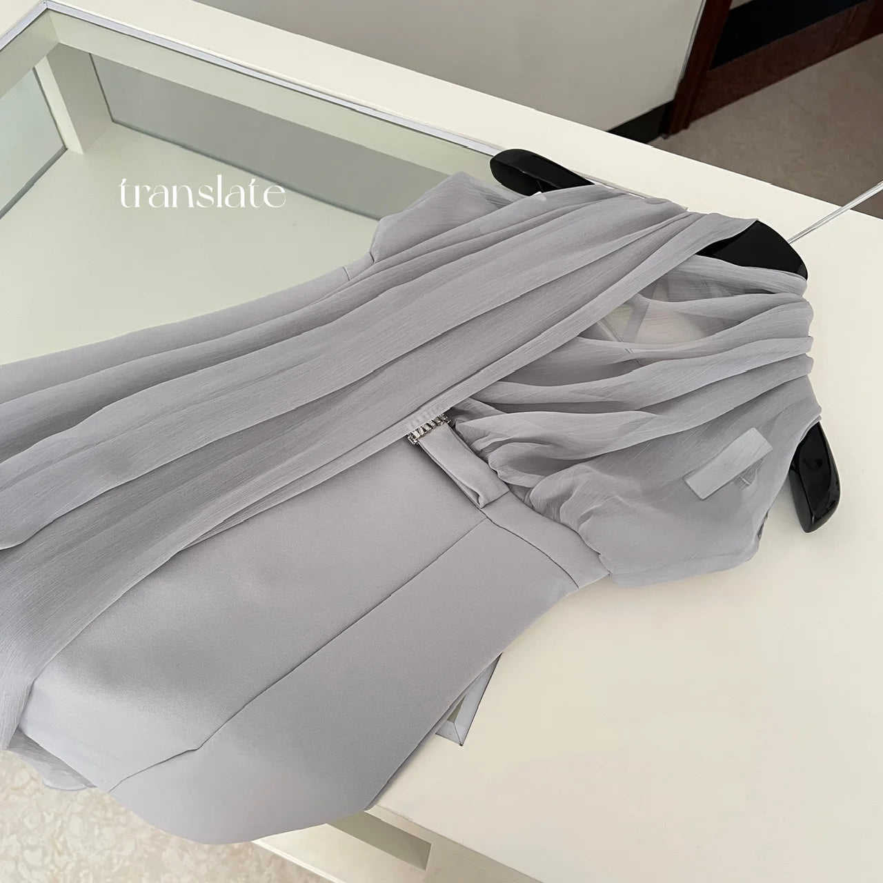 Korean Vintage Women's Grey Mesh Elegant Holiday Backless Halter Bandage Short Dresses Summer Sleeveless Party Evening Dress New