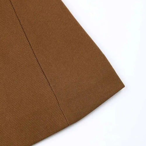 Load image into Gallery viewer, Women Brown Hem Pleated Irregular Elegant Slim Blazer New Lapel Long Sleeve Jacket Fashion Tide Spring Autumn 2025 7AB1120
