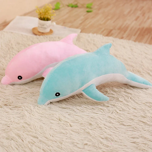 Load image into Gallery viewer, 30cm Lovely Dolphin Whale Shark Plush Toys Stuffed Soft Cute Animal Dolls Sofa Decor Baby Pillow Cushion for Kids Children Gifts
