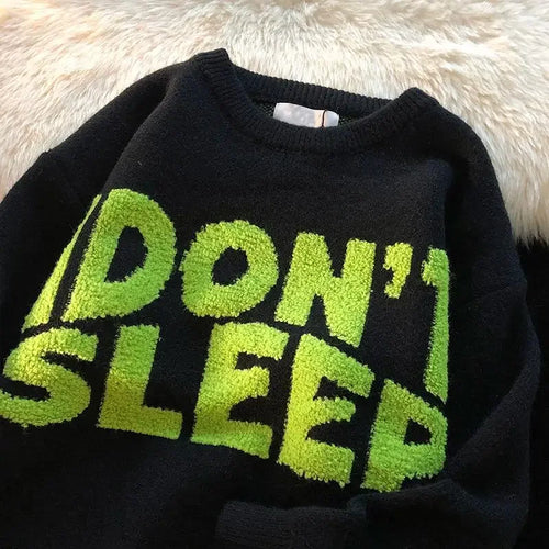 Load image into Gallery viewer, Japanese Retro 4 Colors Sweater Women Pollovers Knitwear Ins Loose Lazy Hip Hop Students Autumn Winter Harajuku Jumper
