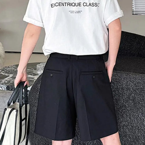 Load image into Gallery viewer, Summer Male Shorts Three Dimensional Cutting Versatile Casual Short Suit Pants Shorts Simple Pocket Male Trend 9C5671
