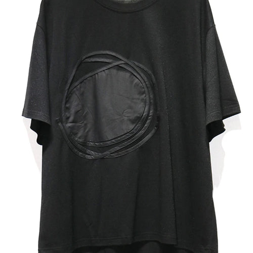 Load image into Gallery viewer, Women Whiite Pattern Printed Big Size Casual T-shirt New Round Neck Short Sleeve Fashion Tide Spring Summer 2025 1DJ0215
