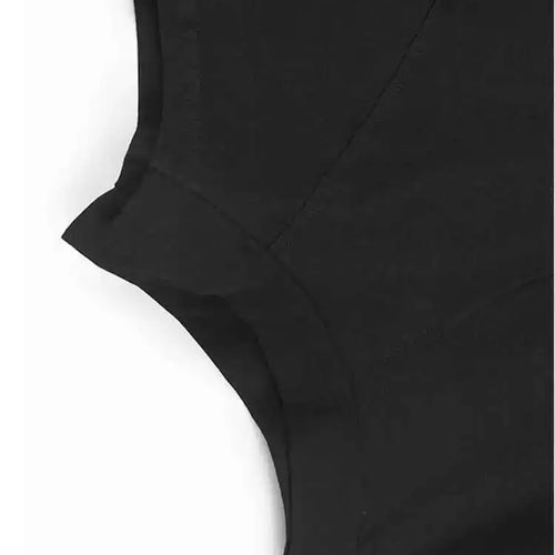 Load image into Gallery viewer, Women Black Irregular Wrinkled Big Size T-shirt New Round Neck Long Sleeve Fashion Tide Spring Autumn 2025 1DH6907
