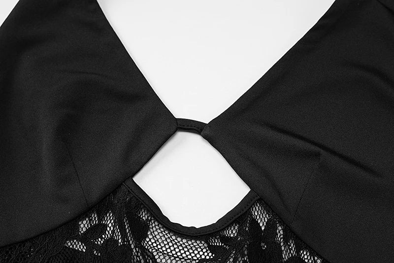 Sheer Lace Hollow Out Sexy Maxi Dress For Women Gown Halter Deep V Neck Sleeveless Backless Bodycon Long Dress