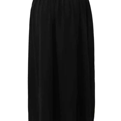Load image into Gallery viewer, High Elastic Waist Black Irregular Spliced Midi A-line Half-body Skirt Women Fashion Tide New Spring Autumn 2025 1DH5347
