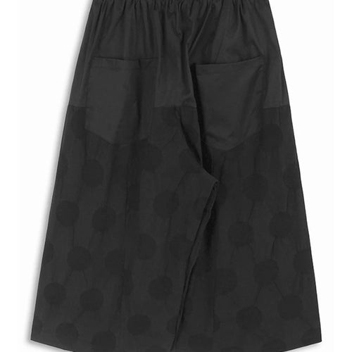 Load image into Gallery viewer, High Elastic Waist Black Dot Printed Spliced Long Wide Leg Pants New Trousers Women Fashion Spring Autumn 2025 1DJ1432
