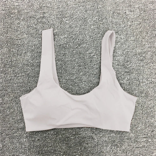 Load image into Gallery viewer, Women Nude Underwear Sports Bras Fitness Yoga Running Jogging Gym Wear Stretch Padded Sling Sport Top Athletic Vest Yoga Bra
