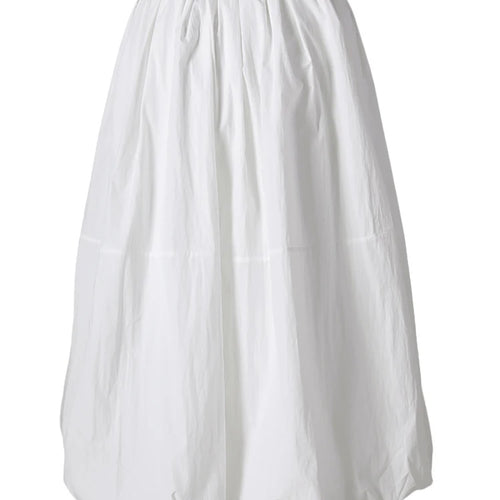 Load image into Gallery viewer, High Elastic Waist White Spliced Brief Casual A-line Half-body Skirt Women Fashion Tide New Spring Autumn 2025 CPG2827
