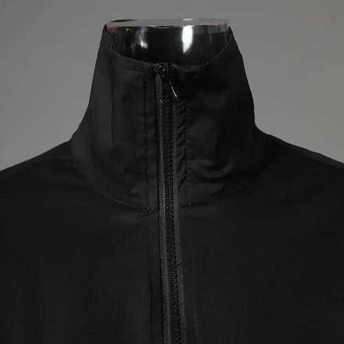 Load image into Gallery viewer, Black Brief Big Size Casual Jacket New Stand Collar Long Sleeve Women Coat Fashion Tide Spring Autumn 2025 CPG2819
