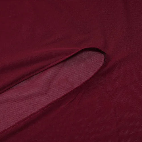 Load image into Gallery viewer, Mesh See Through Sexy Maxi Dress For Women Burgundy Spaghetti Strap Sleeveless Backless Elegant Club Party Long Dress
