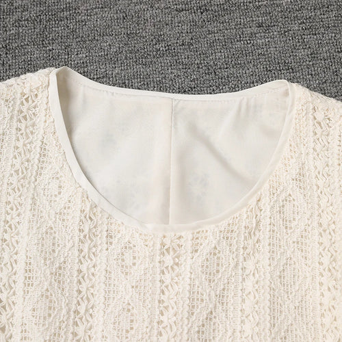 Load image into Gallery viewer, Women Beige Knitting Spliced Elegant Midi Vest Dress New Round Neck Sleeveless Fashion Tide Spring Summer 2025 CPG3068
