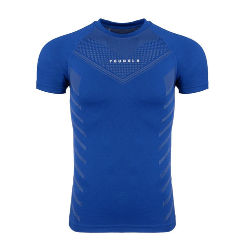 Load image into Gallery viewer, Compression Quick Dry T-shirt Men Fitness Training Short Sleeve Shirt Male Gym Bodybuilding Skinny Tees Tops Running Clothing
