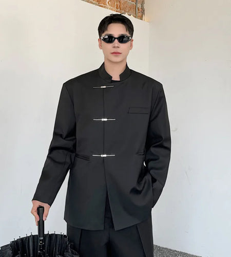 Men's Suit Coat New Korean Solid Color Casual Design Single Breasted Blazers Stylish Male Handsome Clothing Spring 9W1579