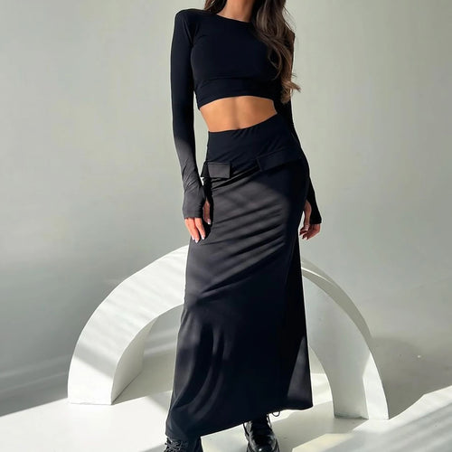 Load image into Gallery viewer, Elegant Solid Long Sleeve Tie Flowers Ruched Sexy Slim Pleated Mini Dress Women Y2K Outfit Birthday Party Vacation
