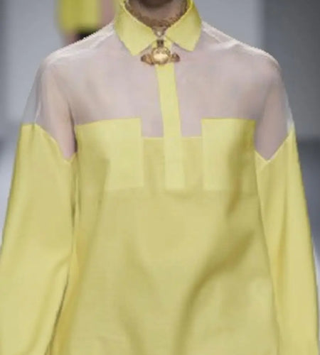 Summer Fall See-through Blouses for Women 2025 New Casual Loose Lapel Long Sleeves Office Lady Shirts Tops and Blouses