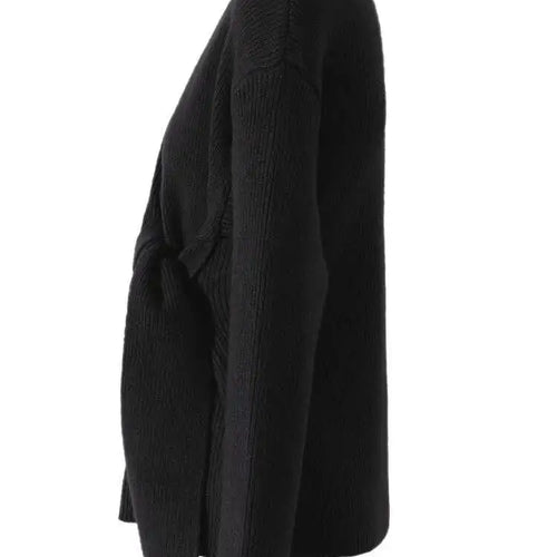 Load image into Gallery viewer, Gray Irregular Bandage Elegant Sweater Round Neck Long Sleeve Women Pullovers New Fashion Tide Autumn Winter 2025 2R4635
